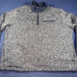 Eddie Bower Grey Quarter Zup Fleece size XL